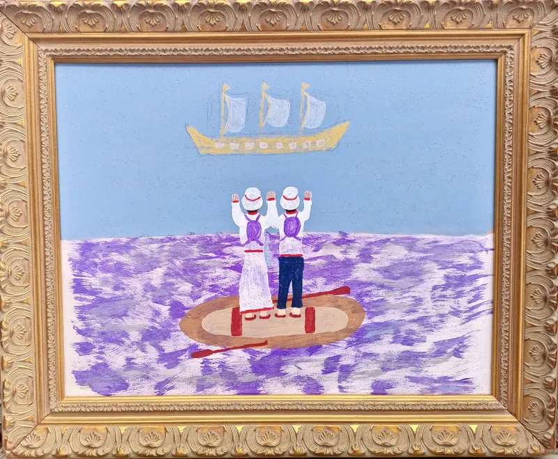 Картина «Фата-моргана (мираж)». оргалит, 40 × 50 см, 2024 г. Художник Николай Носов